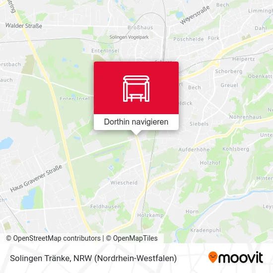 Solingen Tränke Karte