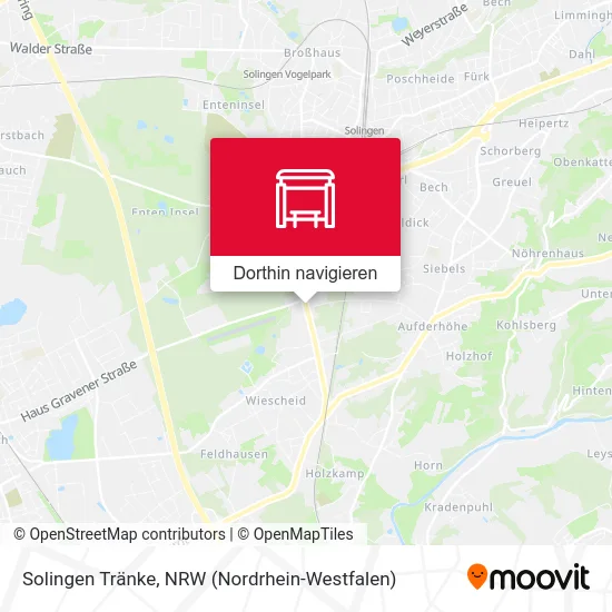 Solingen Tränke Karte