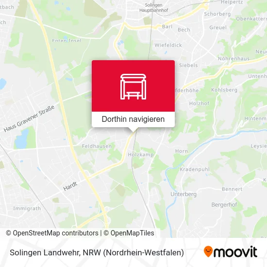 Solingen Landwehr Karte