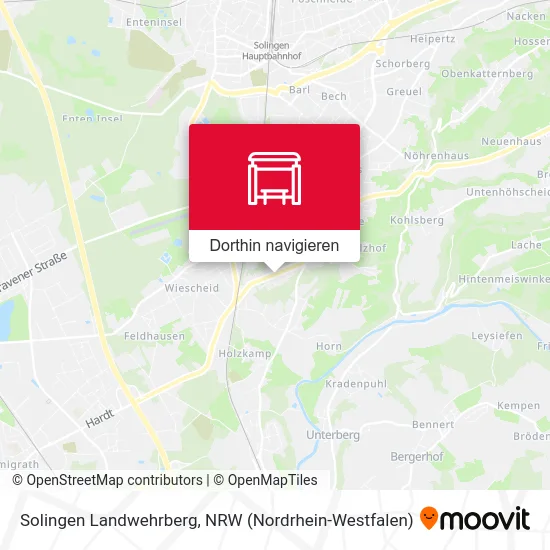 Solingen Landwehrberg Karte