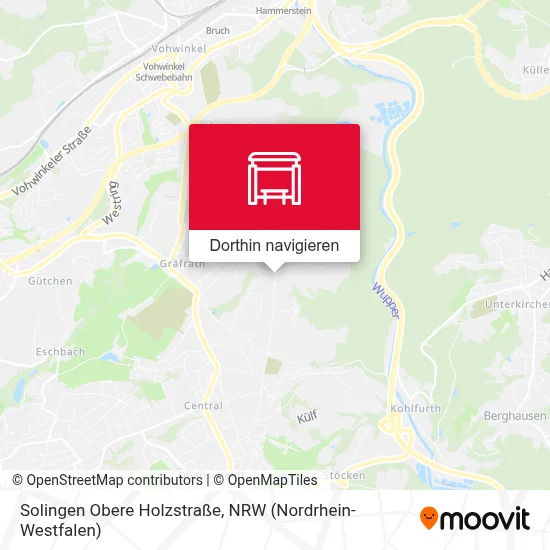 Solingen Obere Holzstraße Karte