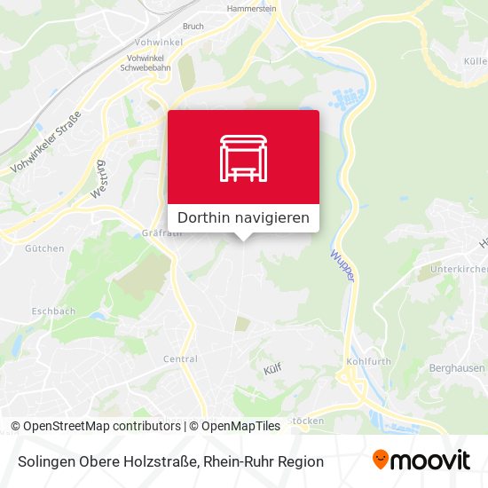 Solingen Obere Holzstraße Karte