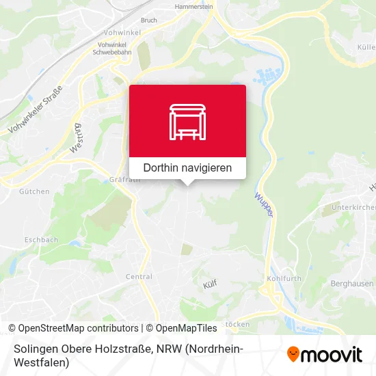 Solingen Obere Holzstraße Karte