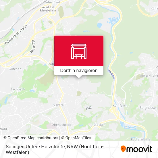 Solingen Untere Holzstraße Karte