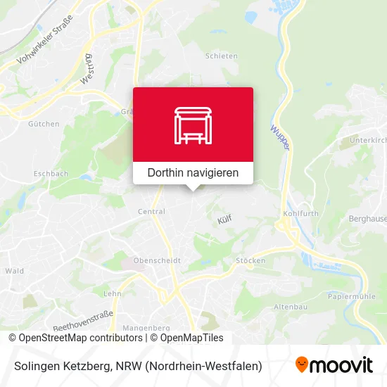 Solingen Ketzberg Karte