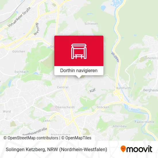 Solingen Ketzberg Karte