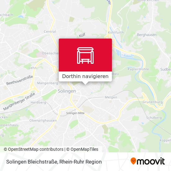Solingen Bleichstraße Karte