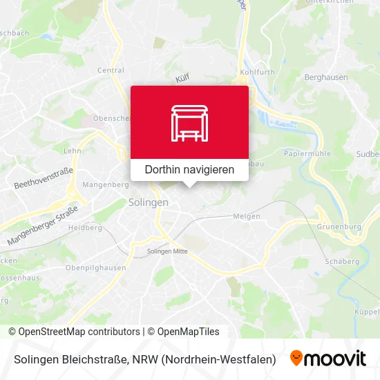 Solingen Bleichstraße Karte