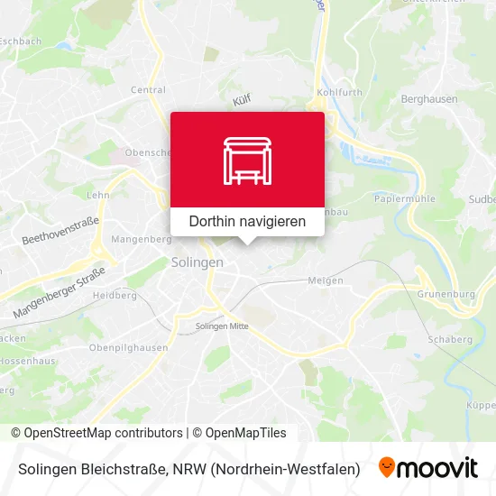 Solingen Bleichstraße Karte