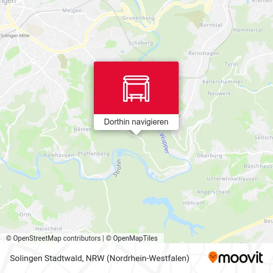 Solingen Stadtwald Karte