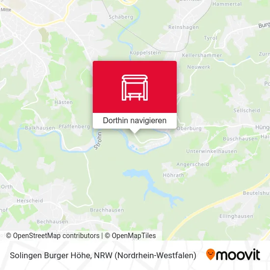 Solingen Burger Höhe Karte