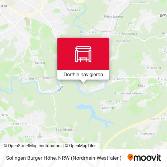 Solingen Burger Höhe Karte