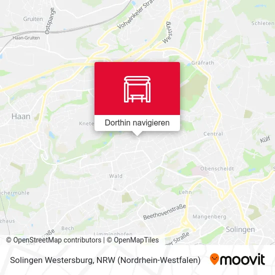 Solingen Westersburg Karte