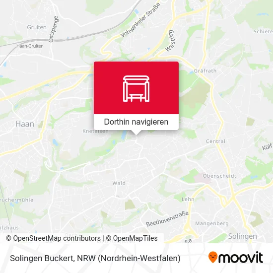 Solingen Buckert Karte