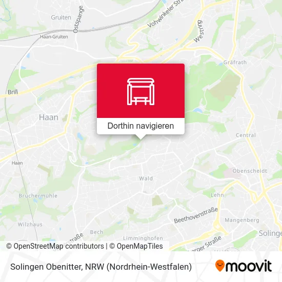 Solingen Obenitter Karte