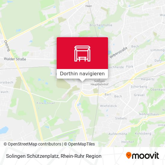 Solingen Schützenplatz Karte