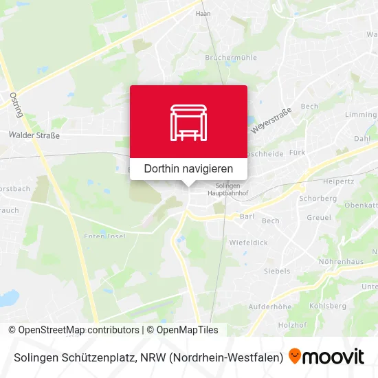 Solingen Schützenplatz Karte