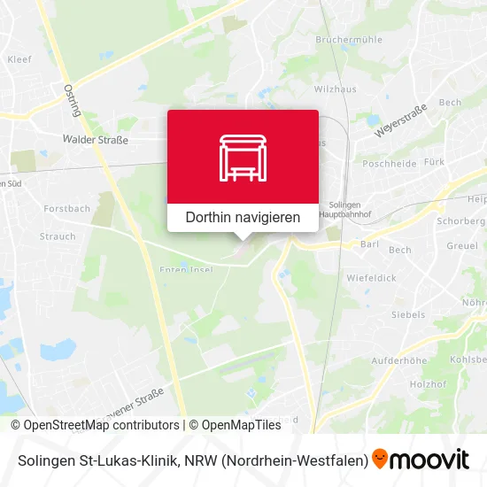 Solingen St-Lukas-Klinik Karte