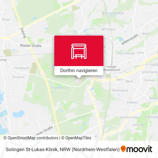Solingen St-Lukas-Klinik Karte