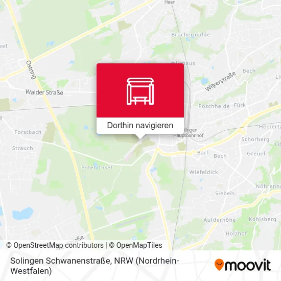 Solingen Schwanenstraße Karte