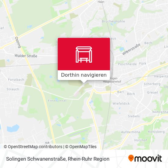 Solingen Schwanenstraße Karte