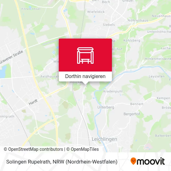 Solingen Rupelrath Karte