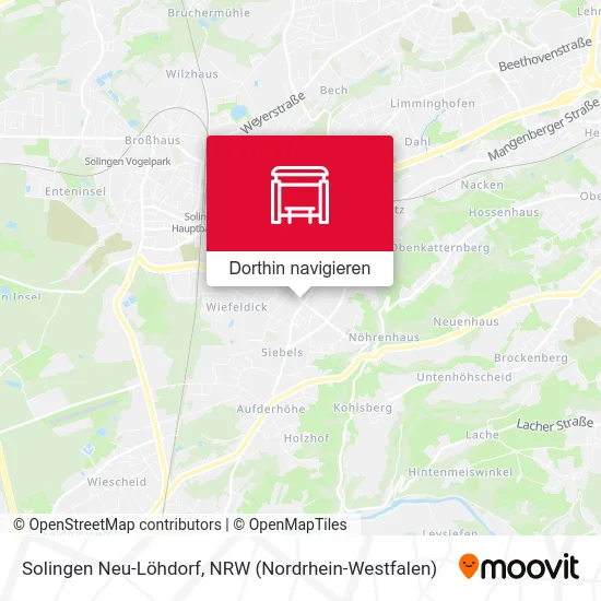 Solingen Neu-Löhdorf Karte