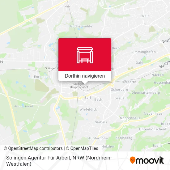 Solingen Agentur Für Arbeit Karte