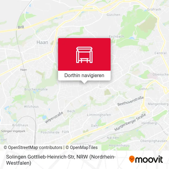 Solingen Gottlieb-Heinrich-Str Karte