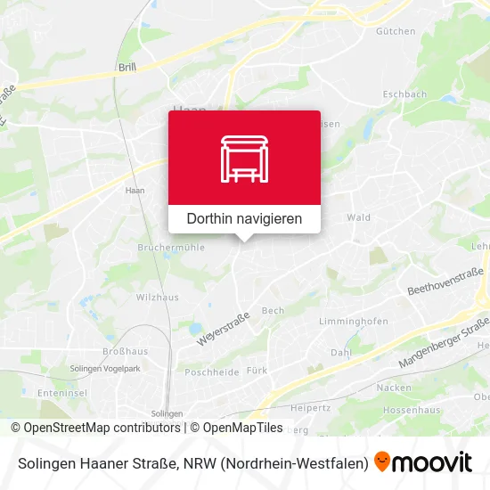 Solingen Haaner Straße Karte