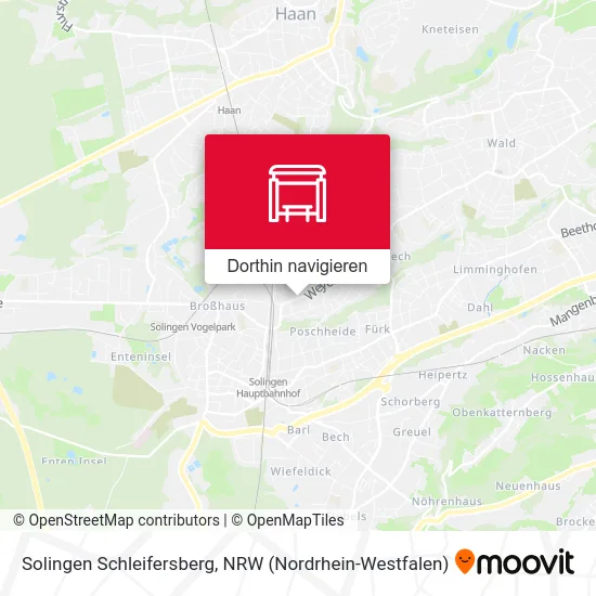 Solingen Schleifersberg Karte