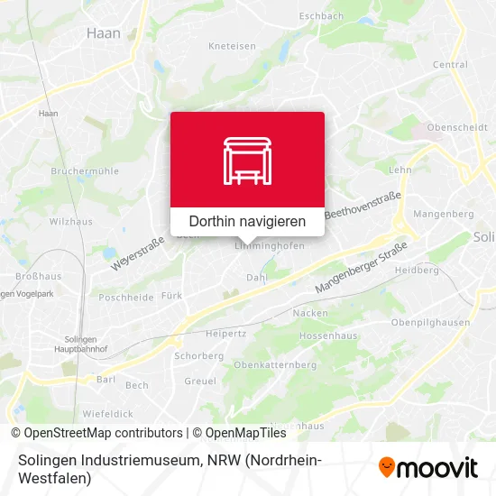 Solingen Industriemuseum Karte