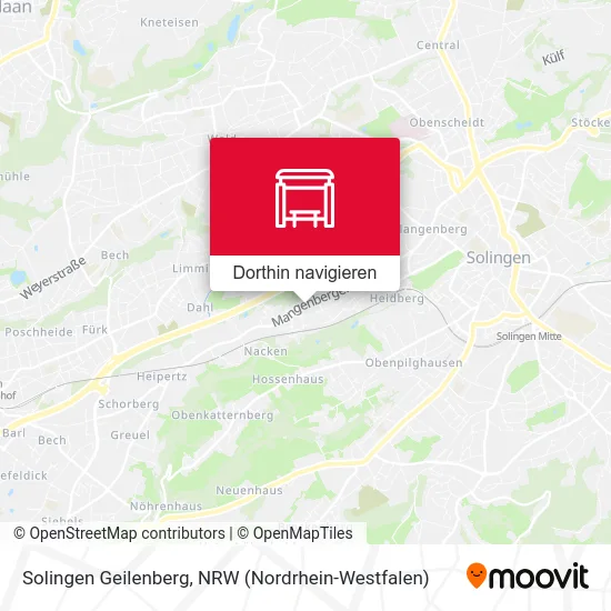 Solingen Geilenberg Karte