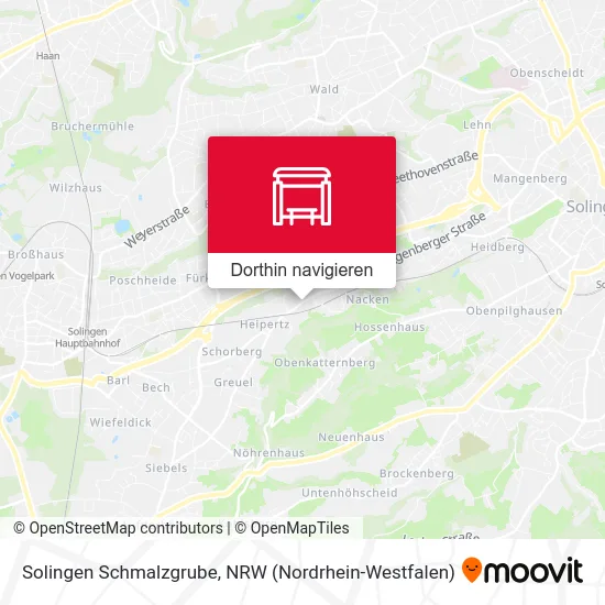Solingen Schmalzgrube Karte