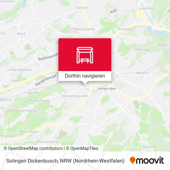 Solingen Dickenbusch Karte