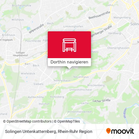 Solingen Untenkatternberg Karte