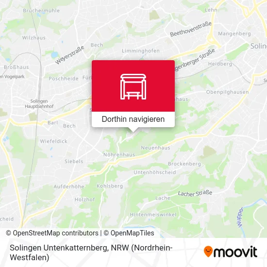 Solingen Untenkatternberg Karte