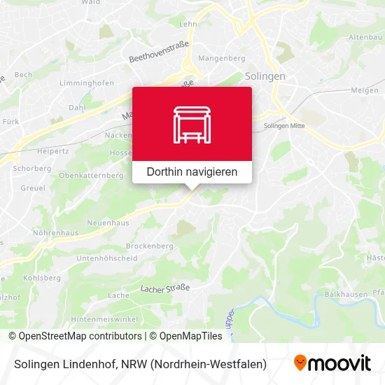 Solingen Lindenhof Karte