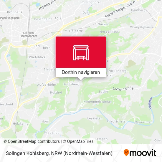 Solingen Kohlsberg Karte