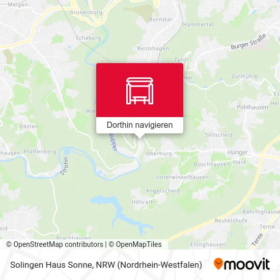 Solingen Haus Sonne Karte