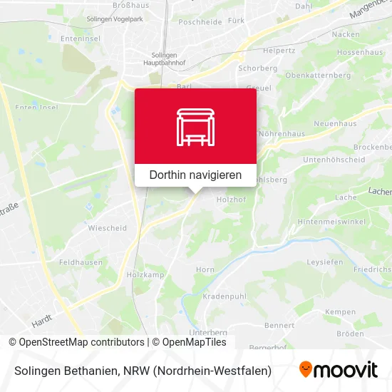 Solingen Bethanien Karte