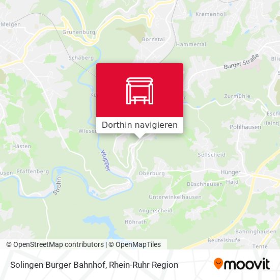 Solingen Burger Bahnhof Karte