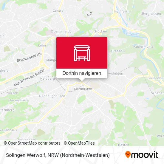 Solingen Werwolf Karte