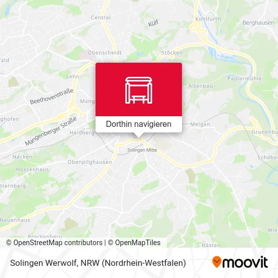 Solingen Werwolf Karte