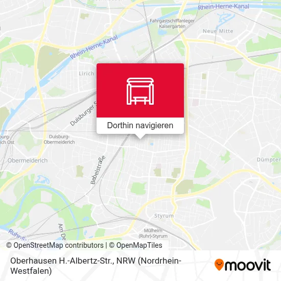 Oberhausen H.-Albertz-Str. Karte