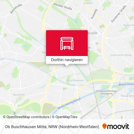 Ob Buschhausen Mitte Karte