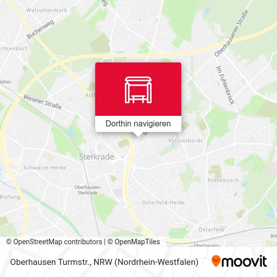 Oberhausen Turmstr. Karte