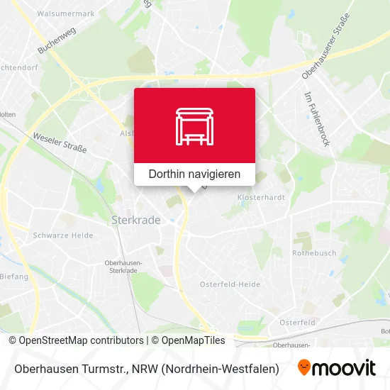 Oberhausen Turmstr. Karte