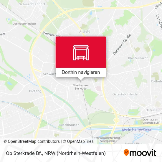 Ob Sterkrade Bf. Karte