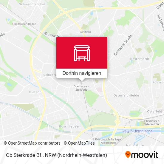 Ob Sterkrade Bf. Karte